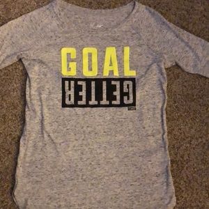 Girls - goal getter soccer tee